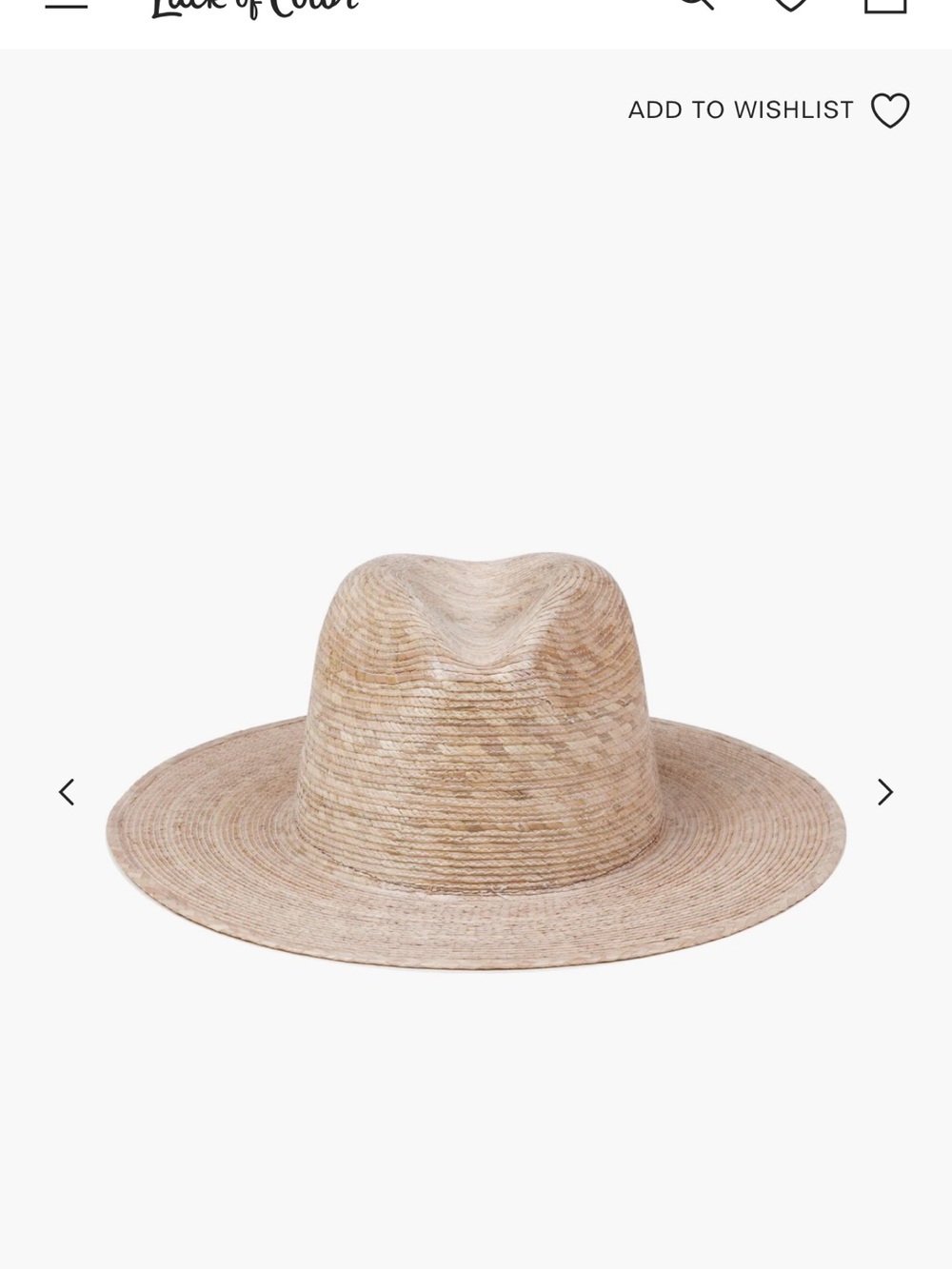 Lack of Color Palma Straw Fedora